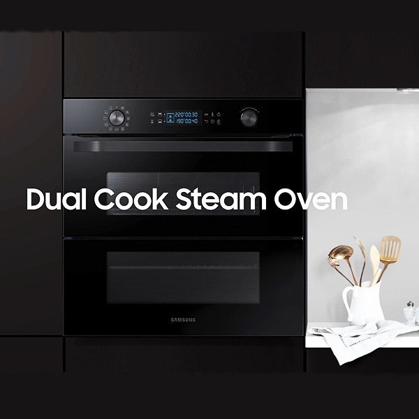A front image of Dual Cook Steam Oven