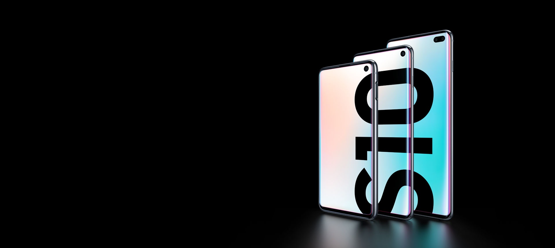 Galaxy S10e, S10, S10+ images