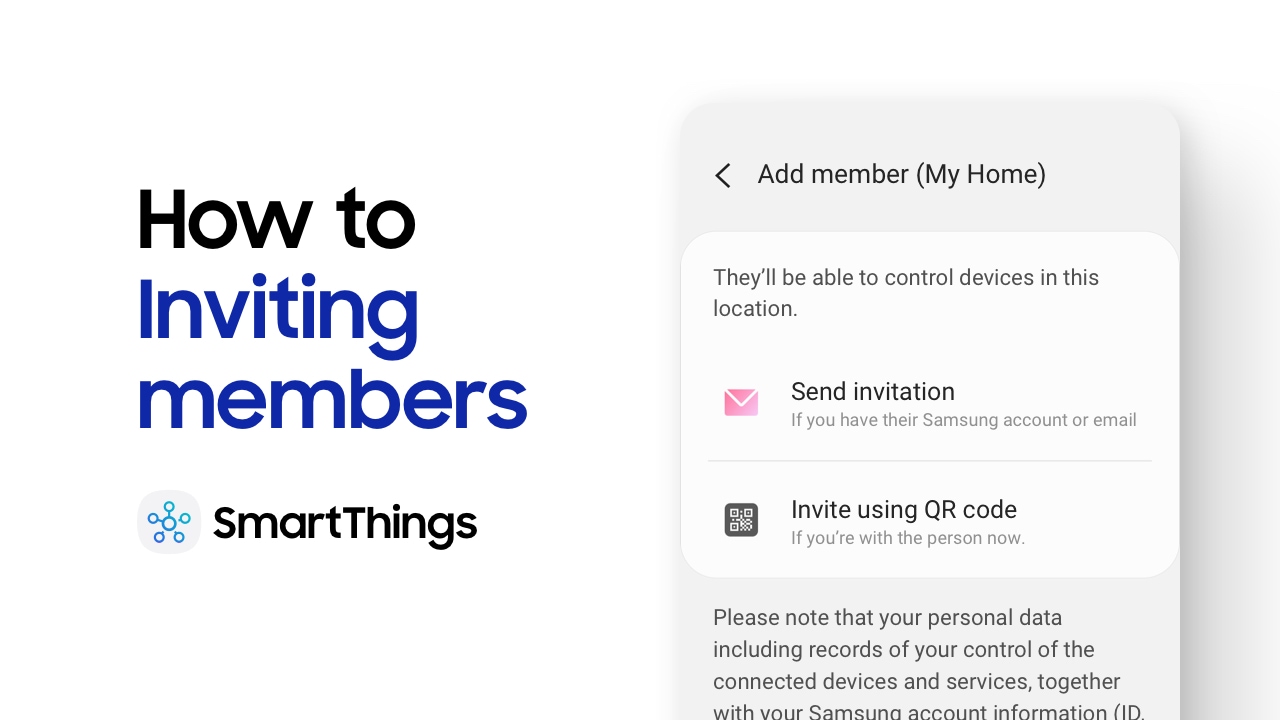 SmartThings: How to Invite Members | Samsung