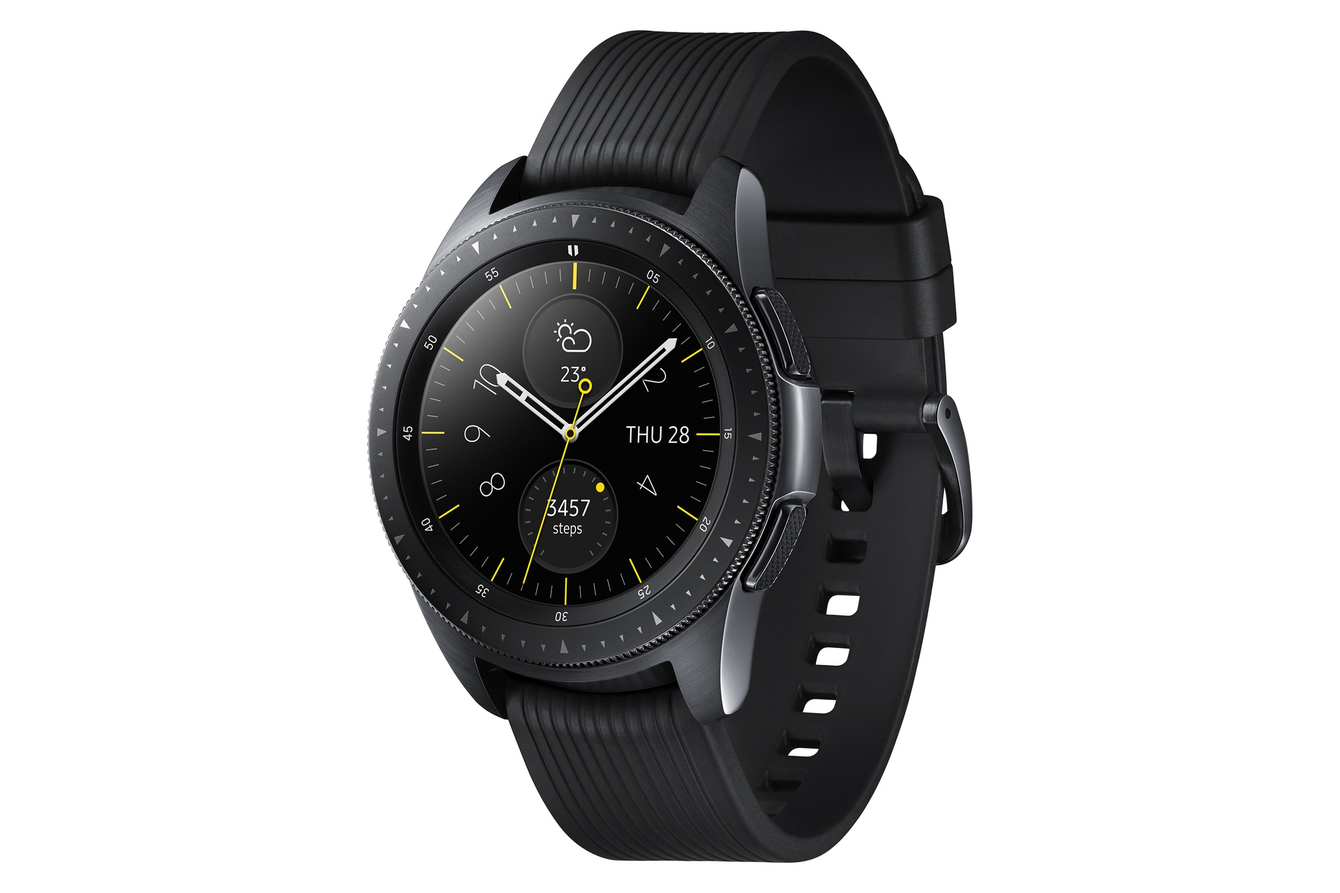 „Samsung“ pristatė naujieną išmaniųjų laikrodžių gerbėjams – „Galaxy Watch“ „Samsung“ pristatė naujieną išmaniųjų laikrodžių gerbėjams – „Galaxy Watch“