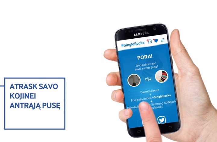„Samsung“ sukūrė kitokį pažinčių portalą – „SingleSocks“