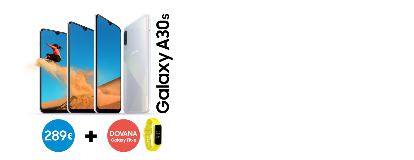 Perkant Galaxy A30s, apyrankė Galaxy Fit-e dovanų