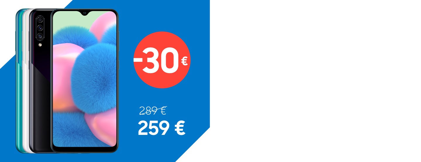 Galaxy A30s tik už 259 €