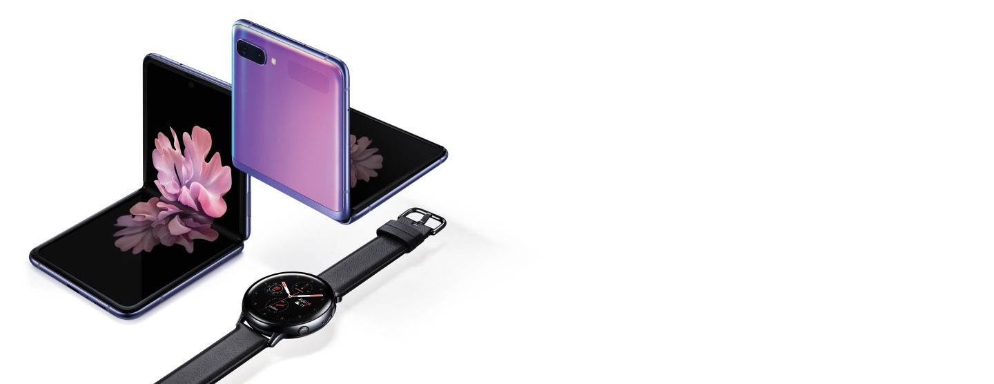 Pērc Galaxy Z Flip un saņem dāvanā Galaxy Watch Active2