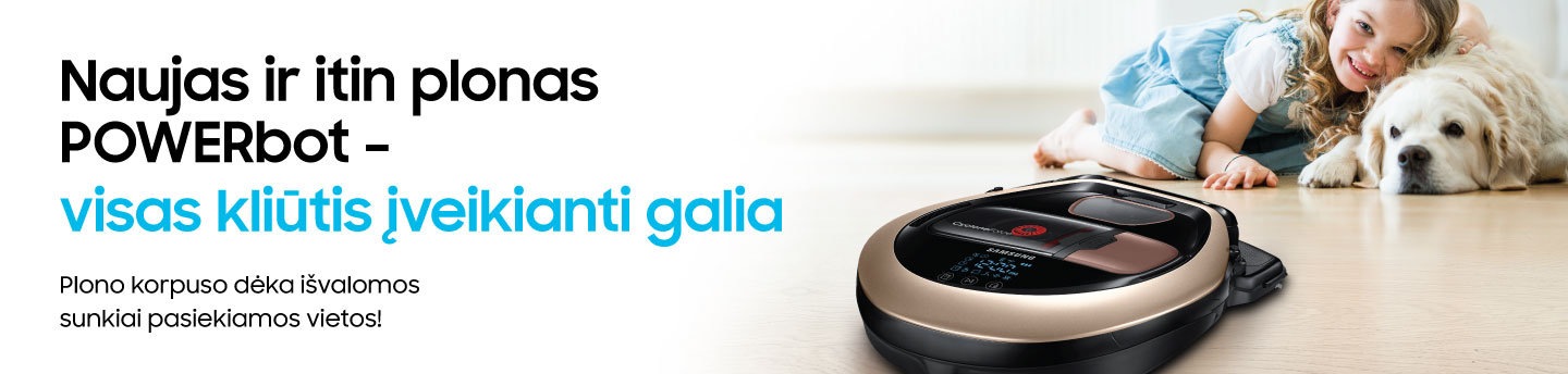 Samsung išmanusis robotas dulkių siurblys