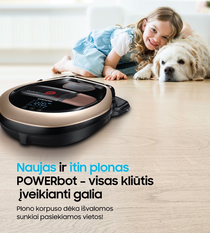 Samsung išmanusis robotas dulkių siurblys