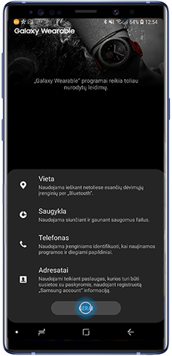 Vykdykite instrukcijas ekrane