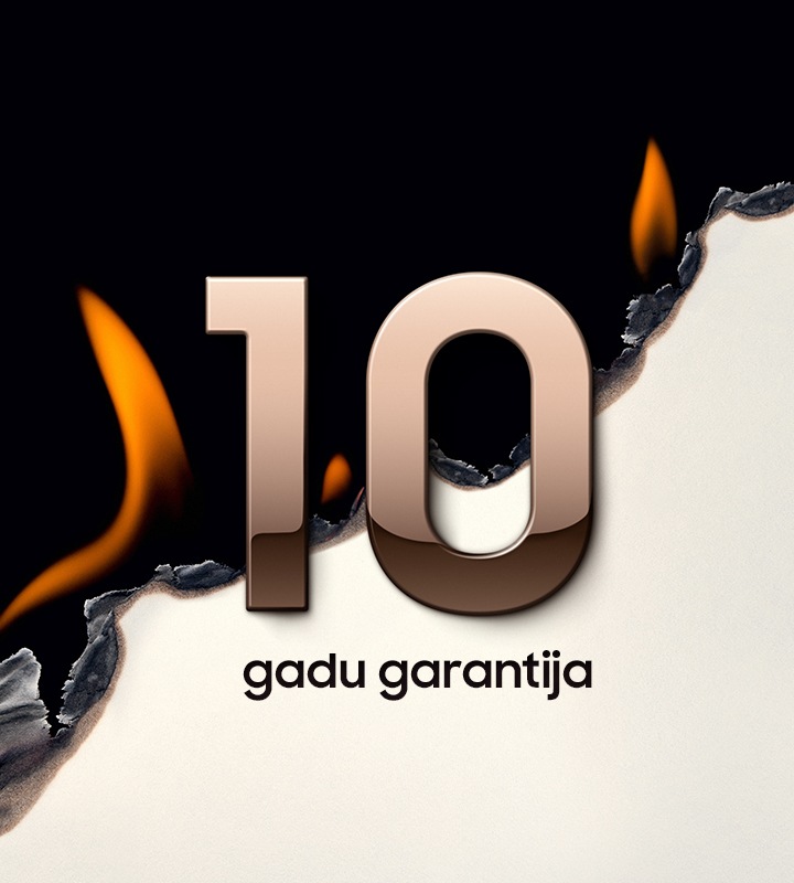 Samsung QLED televizoriem 10 gadu garantija
