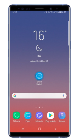 Lejupielādējiet Smart Switch lietotni