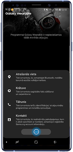 Izpildiet ekrānā redzamās uzvednes