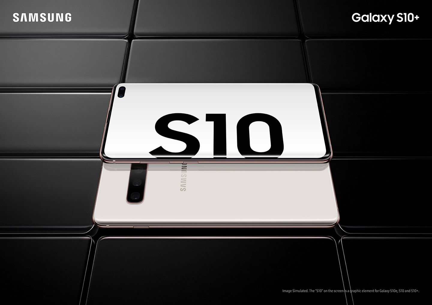Galaxy S10+ во керамичка бела боја Galaxy S10+ во керамичка бела боја