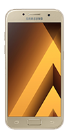 Galaxy A3 Galaxy A3 Dorado, vista de frente