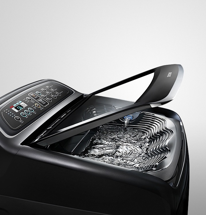 Active Dualwash™ Una lavadora con tecnología Activ DualWash de Samsung.