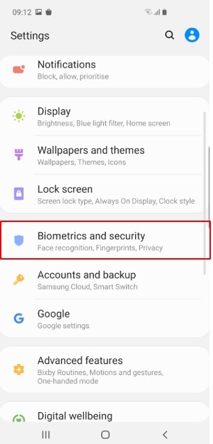 fingerprint update procedure