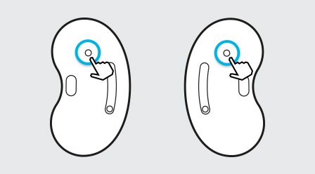 Touch command on Galaxy Buds Live