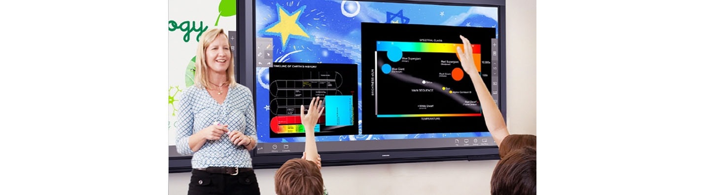 Dispenser des cours qui impressionnent grâce au logiciel avancé MagicIWB I2 de Samsung
