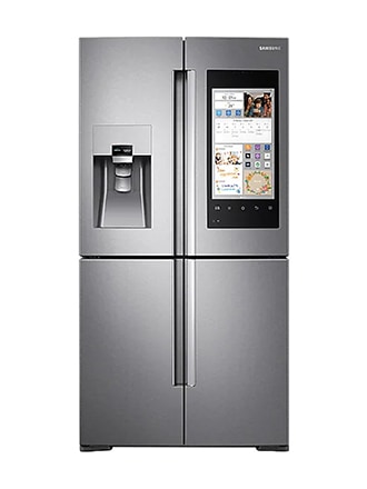 Family Hub™ Multi-door Fridge Freezer, 550L, Real Stainless