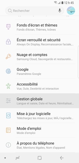 Galaxy S9 / S9 + | Comment effacer mes données et réinitialiser les paramètres par défaut?