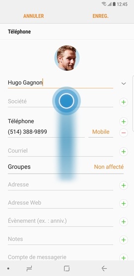 Comment attribuer une sonnerie différente à chaque contact sur mon Galaxy Note 8 ?