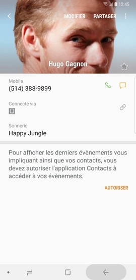 Comment attribuer une sonnerie différente à chaque contact sur mon Galaxy Note 8 ?