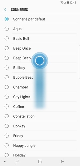 Comment attribuer une sonnerie différente à chaque contact sur mon Galaxy Note 8 ?