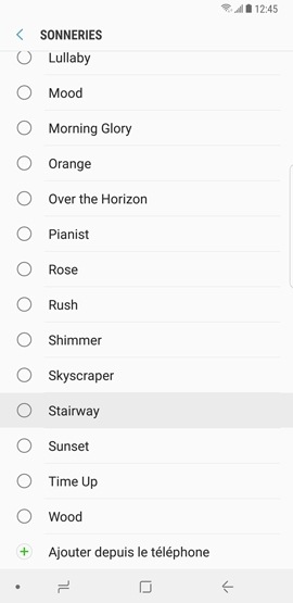 Comment attribuer une sonnerie différente à chaque contact sur mon Galaxy Note 8 ?