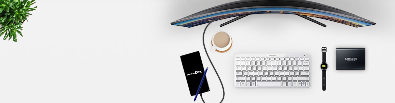 saamung dex on samsung smartphone connected with pc desktop