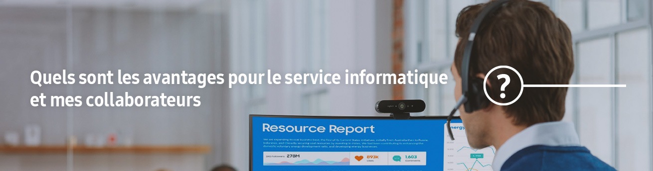 Quels sont les avantages pour le service informatique et mes collaborateurs ?