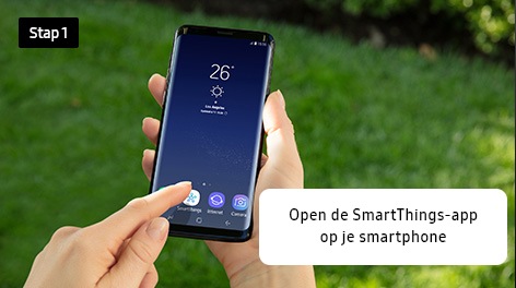 Stap 1. Open de SmartThings-app op je smartphone