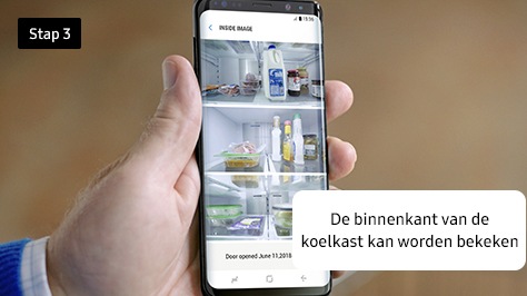 Stap 3. De binnenkant van de koelkast kan worden bekeken