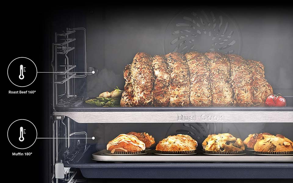 Twee gerechten tegelijk in de oven Twee gerechten tegelijk in de oven