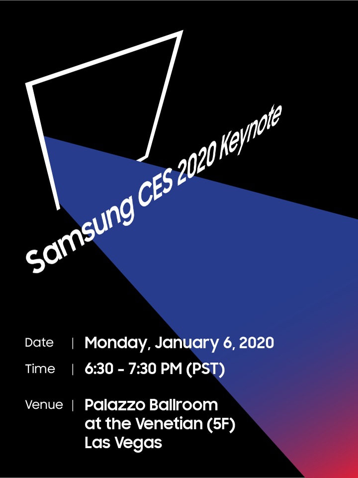 De datum, tijd en plaats van Samsung CES 2020 Keynote
