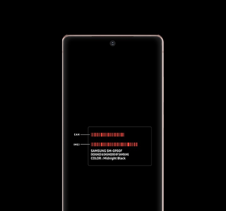 A Galaxy Note20 with a screenshot from the Samsung Members app