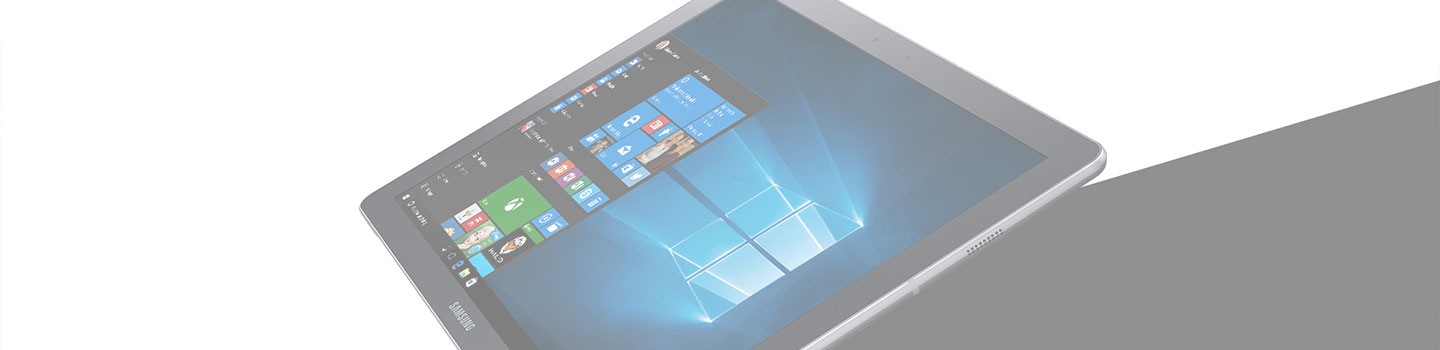 Samsung tablet Windows home menu