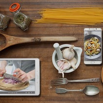 Samsung smartphone tablet koken keuken