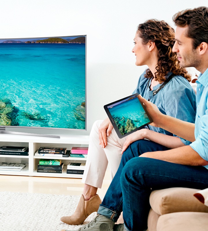 Samsung galaxy tab en TV