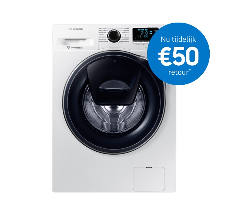Samsung Addwash wasmachine promotie