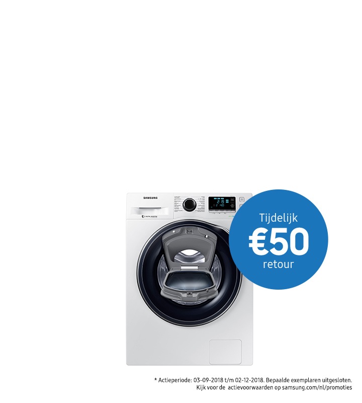een Samsung wasmachine of was-droogcombinatie