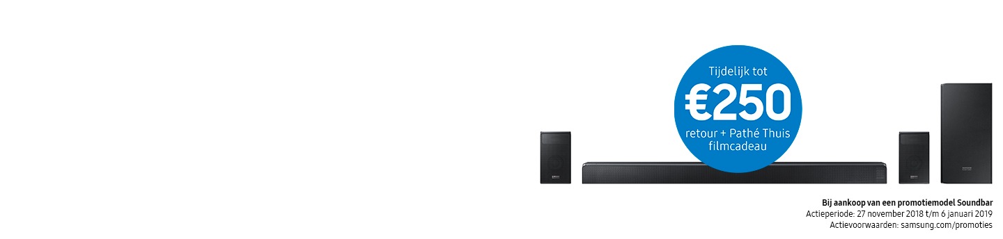 Samsung Soundbar promotie