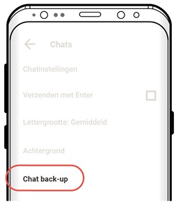 Chat back-up