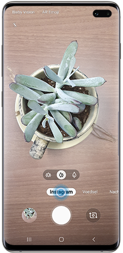 Selecteer de Instagram-modus