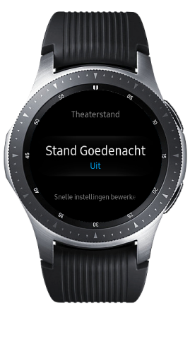 Selecteer "Goodnight modus"
