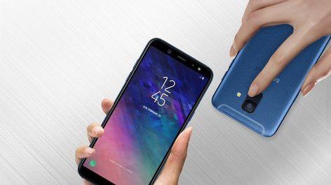 Ontwerp en display van de nieuwe Galaxy A6
