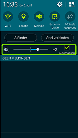 Hoe pas ik de helderheid aan op mijn Android toestel?