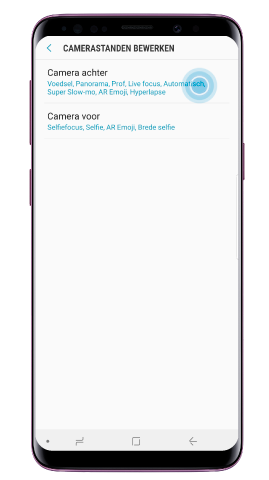 Camera achter