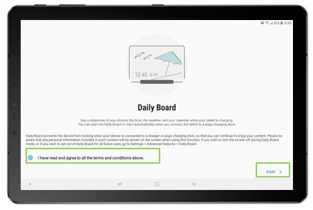 Start Daily Board