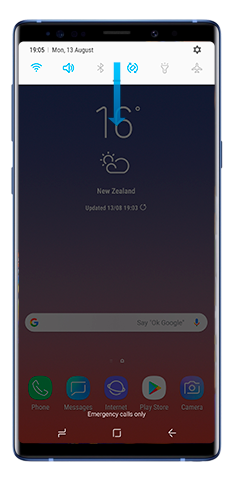 Notification panel