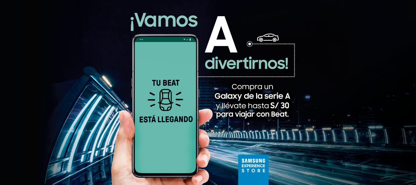 Compra Galaxy A y ten descuento en Beat