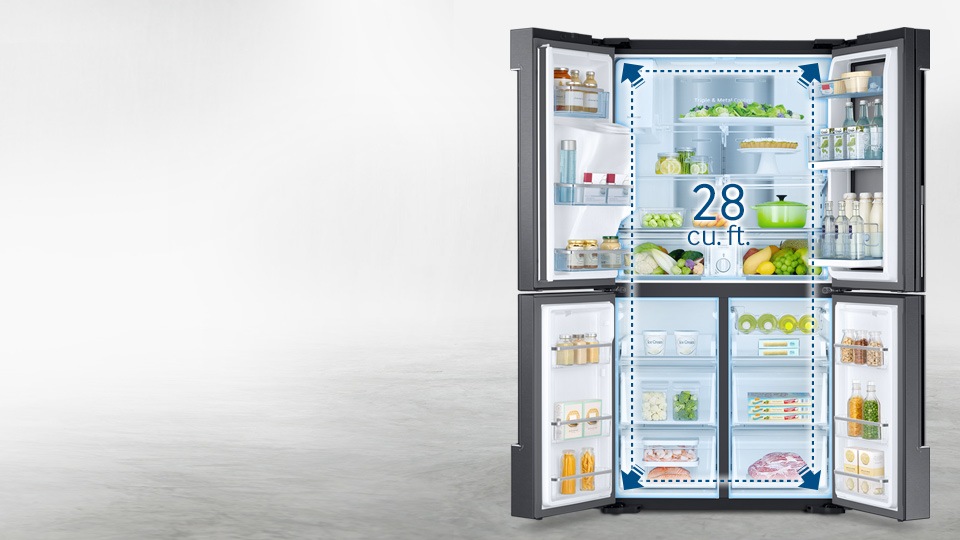 Más espacio para almacenar y encontrar más alimentos