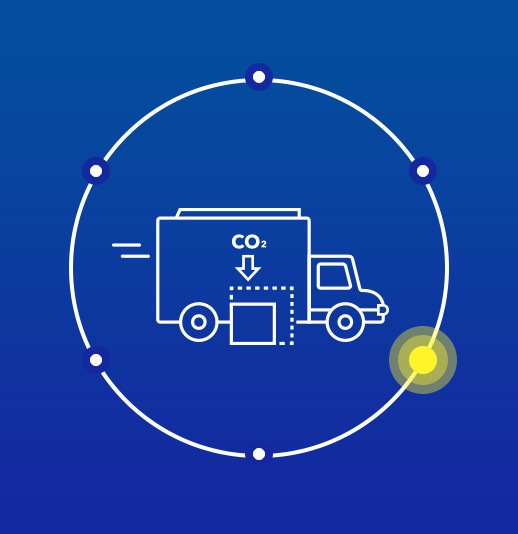 An icon for distribution stage